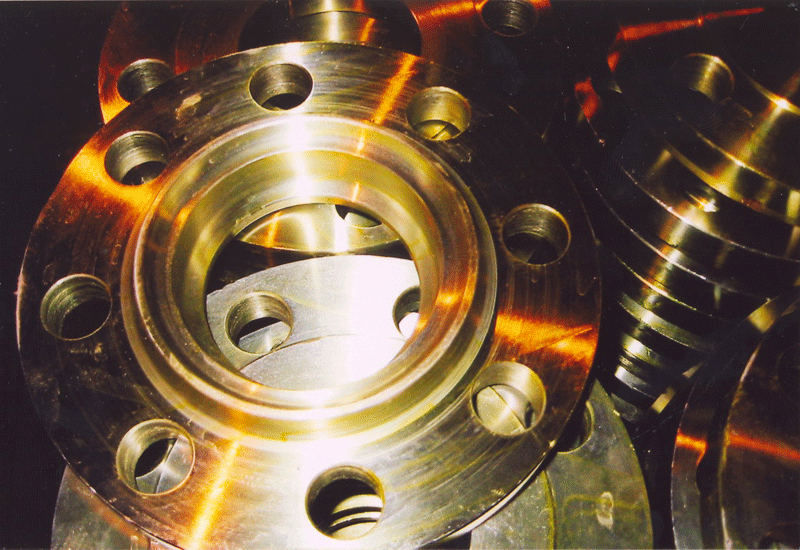 Flanged BV assembly by torque wrench and Brass Val