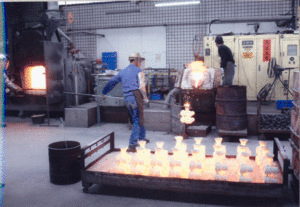 Bronze／Brass foundry and Investment casting high frequency induction furnace