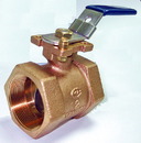 Bronze Butterball Valves, Open Bolting ISO Mounting Pad, and Patented Adjustable Screw Gland, Bronze Trim or SS316 Trim, Full Port